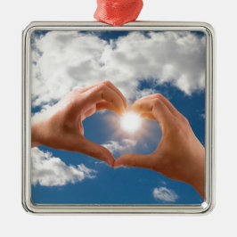 愛の手 メタルオーナメント