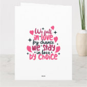 愛の折り紙グリーティングカード カード (裏面)