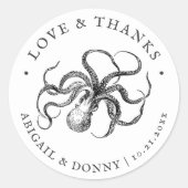 愛の抱擁 |愛と感謝してい ラウンドシール (正面)
