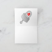 愛の抱擁:愛のための私のハートカードを開く カード (内部)