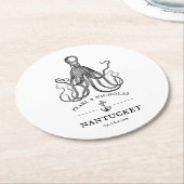 愛の抱擁 |結婚へようこそ ラウンドペーパーコースター (アングル)