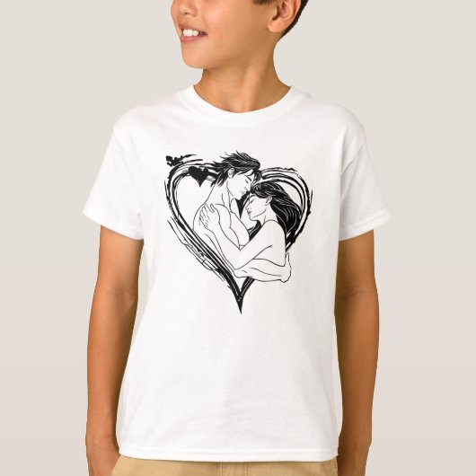 愛の抱擁 Tシャツ (正面)