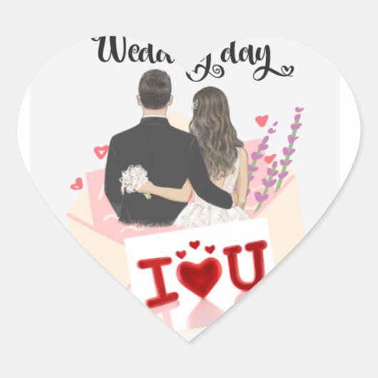 「愛の招待状。 ハートシール (正面)