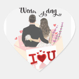 「愛の招待状。 ハートシール