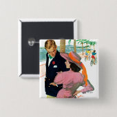 愛の政治 缶バッジ (正面&裏面)