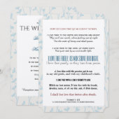 愛の数え方 Typography Poetry ウェディング 招待状 (正面/裏面)