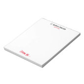 愛の文房具紙愛する私書のメモ帳 ノートパッド (回転)