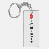 愛の方程式男性へ キーホルダー (正面左)