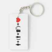 愛の方程式男性へ キーホルダー (裏面)