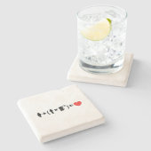 愛の方程式男性へ ストーンコースター (横)