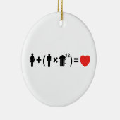愛の方程式男性へ セラミックオーナメント (右)