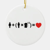 愛の方程式男性へ セラミックオーナメント (正面)