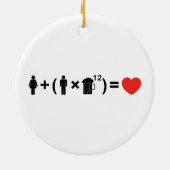愛の方程式男性へ セラミックオーナメント (裏面)
