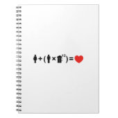 愛の方程式男性へ ノートブック (正面)
