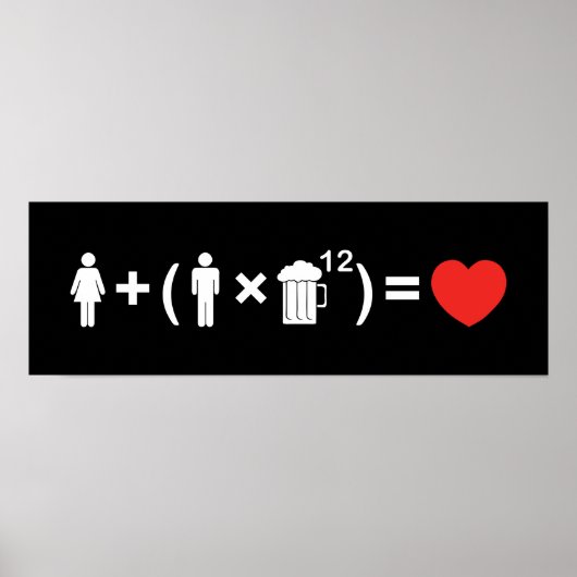 愛の方程式男性へ ポスター (正面)