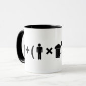 愛の方程式男性へ マグカップ (正面左)
