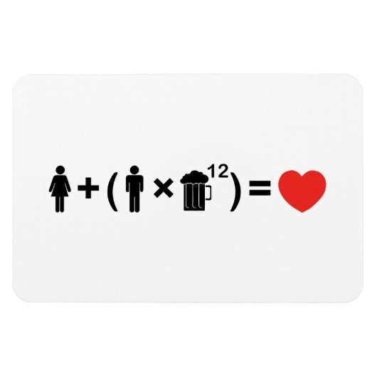 愛の方程式男性へ マグネット (横)