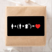 愛の方程式男性へ ラベル (インサイチュ)