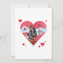 愛の旅: 心からのカード 招待状