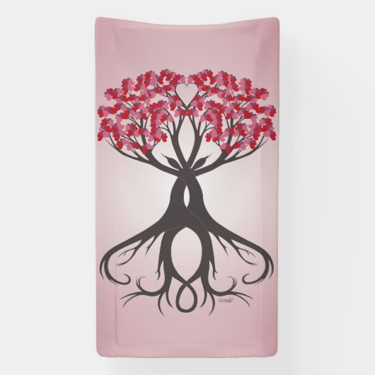 愛の旗とともに成長|過去記事 横断幕 (縦)