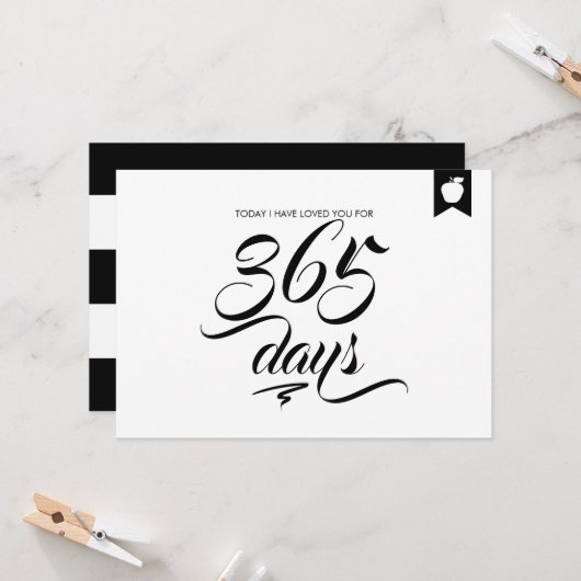 愛の日々を記念するラブカード カード (正面/裏面インサイチュ)