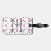 『愛の日のパターン』 ラゲッジタグ (裏面横)