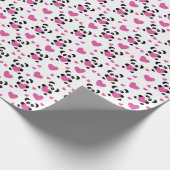 愛の日のパターン ラッピングペーパー (角)