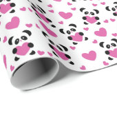 愛の日のパターン ラッピングペーパー (ロールコーナー)