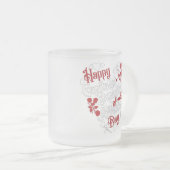 愛の日の幸福な資本主義的搾取 フロストグラスマグカップ (正面右)