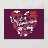 愛の日の幸福な資本主義的搾取 ポストカード (正面)