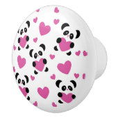 愛の日へのパターン セラミックノブ (右)