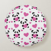 愛の日へのパターン ラウンドクッション (裏面)