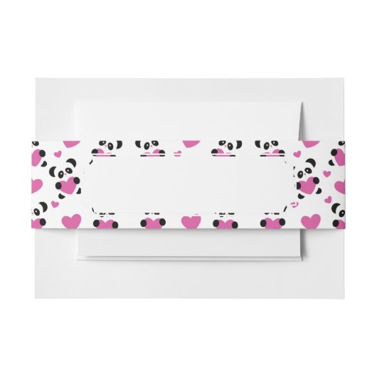 愛の日へのパターン 招待状ベリーバンド (正面例)