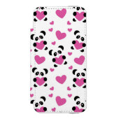 愛の日へのパターン INCIPIO iPhoneウォレットケース (フォリオ 正面)