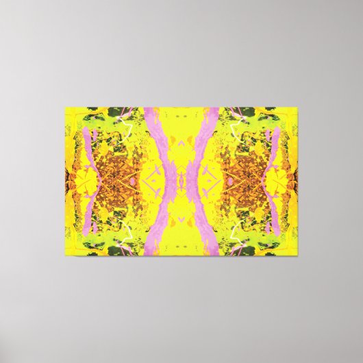 愛の普遍的なエネルギー60x40を流れる キャンバスプリント (正面)