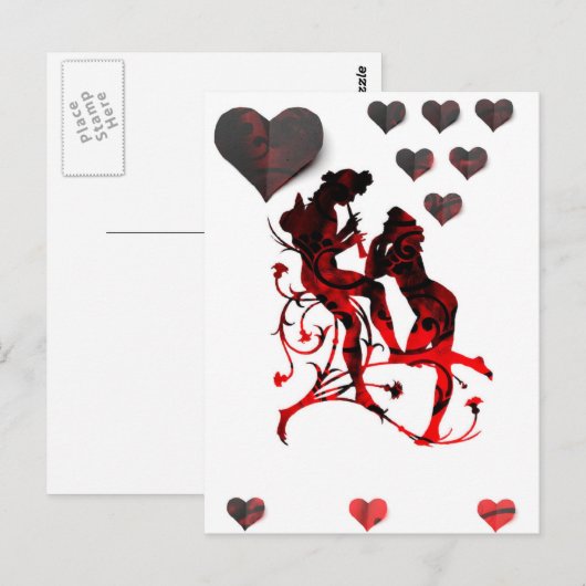 "愛の曲"* ポストカード (正面/裏面)