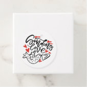 愛の書モダン道バレンタインデーを送る フェイバータグ (インサイチュ)