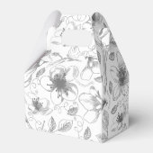 愛の書道ありがとうハートブラックID940 フェイバーボックス (裏面サイド)