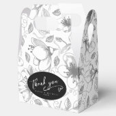 愛の書道ありがとうハートブラックID940 フェイバーボックス (オープン)