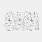 愛の書道ありがとうハートブラックID940 フェイバーボックス (折り畳みなし)