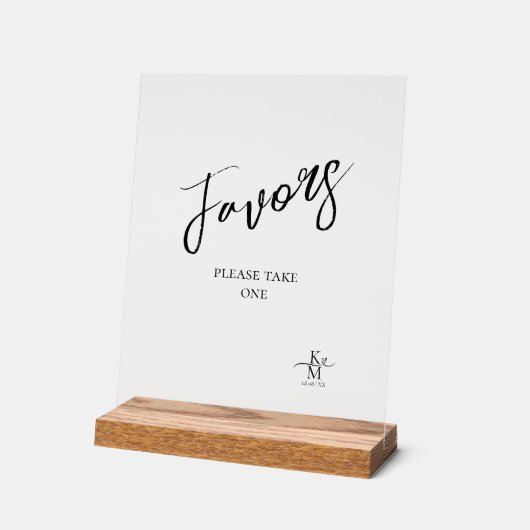 愛の書道の好意ハートホワイトID940 アクリルサイン (傾斜)