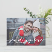 愛の書道バレンタインデーのカードを送る シーズンカード (スタンド正面)