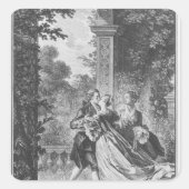 愛の最初のキス スクエアシール (正面)