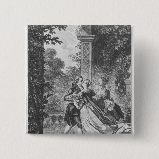 愛の最初のキス 缶バッジ (正面)