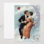 愛の月のお二人へ ヴィンテージ シーズンカード (正面/裏面)