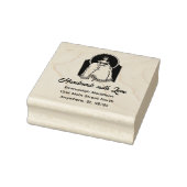 愛の服を着たヴィンテージで手作り ラバースタンプ (スタンプ)