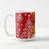 「愛の服を着て：犬の母の生活は見たことがない コーヒーマグカップ (左)