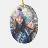 愛の木かわいい意味のある写真パーソナライズされた|過去記事 セラミックオーナメント (裏面)