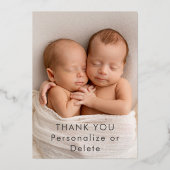 愛の木かわいい意味のある写真パーソナライズされた|過去記事 箔招待状 (裏面)