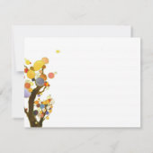 愛の木ユニークの結婚サンキューカード サンキューカード (裏面)